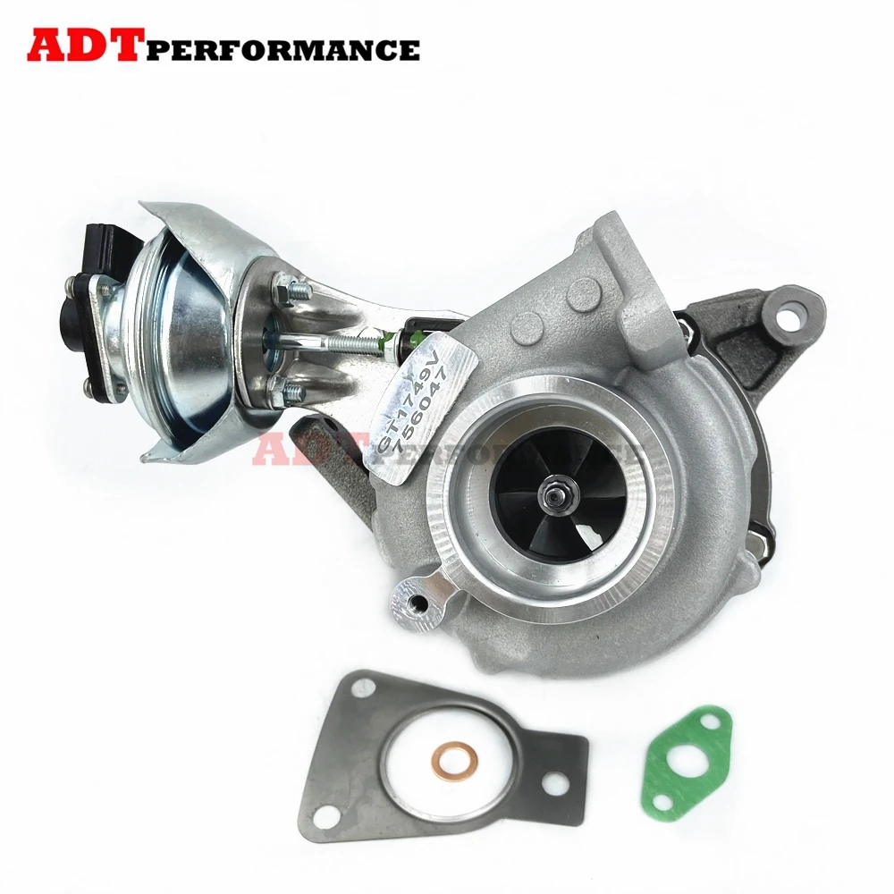 GT1749V Full Turbocharger 753556-5002S  756047-5002S  0375J1 0375K1 0375K8 Turbo for Citroen C4 2.0 HDi 136HP 100 Kw DW10BTED4 2