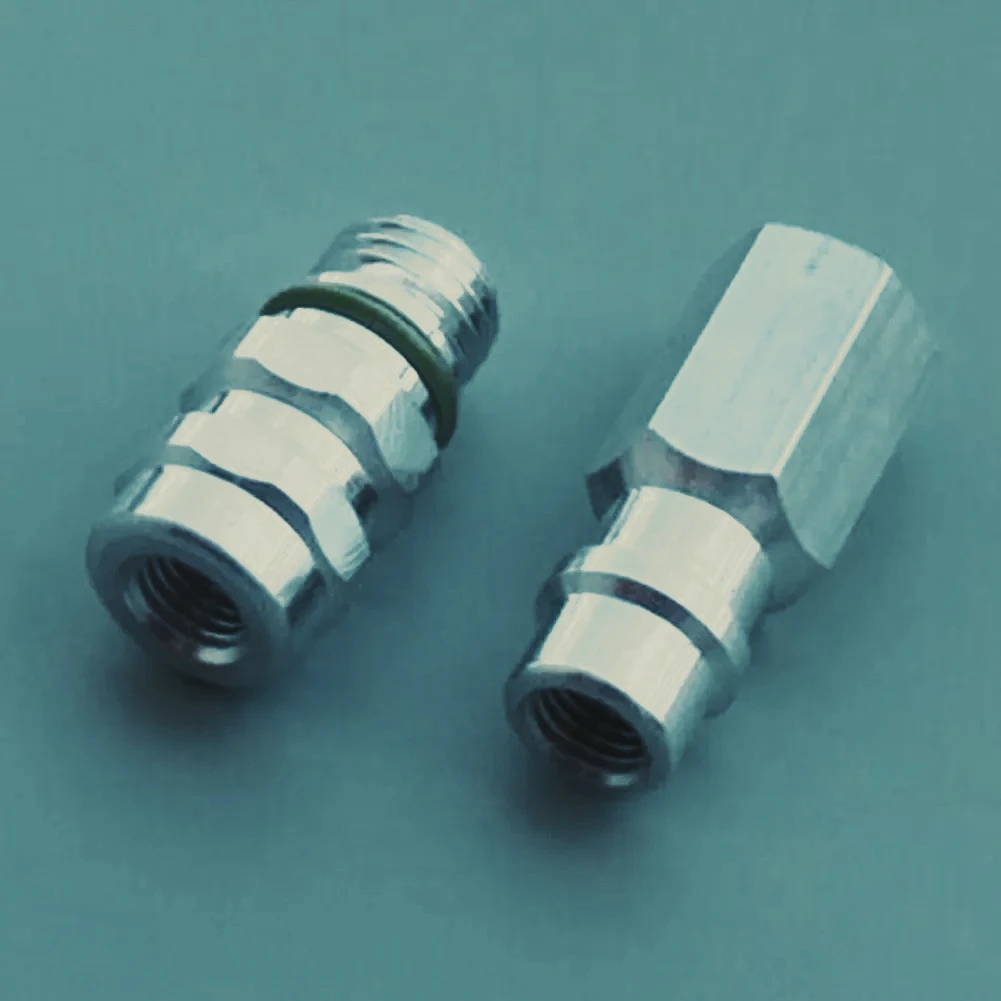 2PCS Air Conditioning Hd Nd Adapter Connections R134a For Ford Opel VW Seat Skoda Nd Adapter Und 357820795J 357820795H