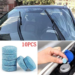 Tablettes effervescentes solides pour voiture, 10 pièces, spray nettoyant pour vitres, pare-brise, livres, accessoires de lavage