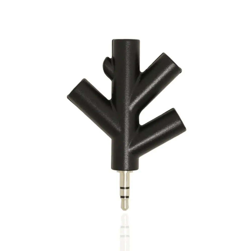 Universal Converter Aux Audio Multi Earphone Adapter Port 4 Way 3.5mm