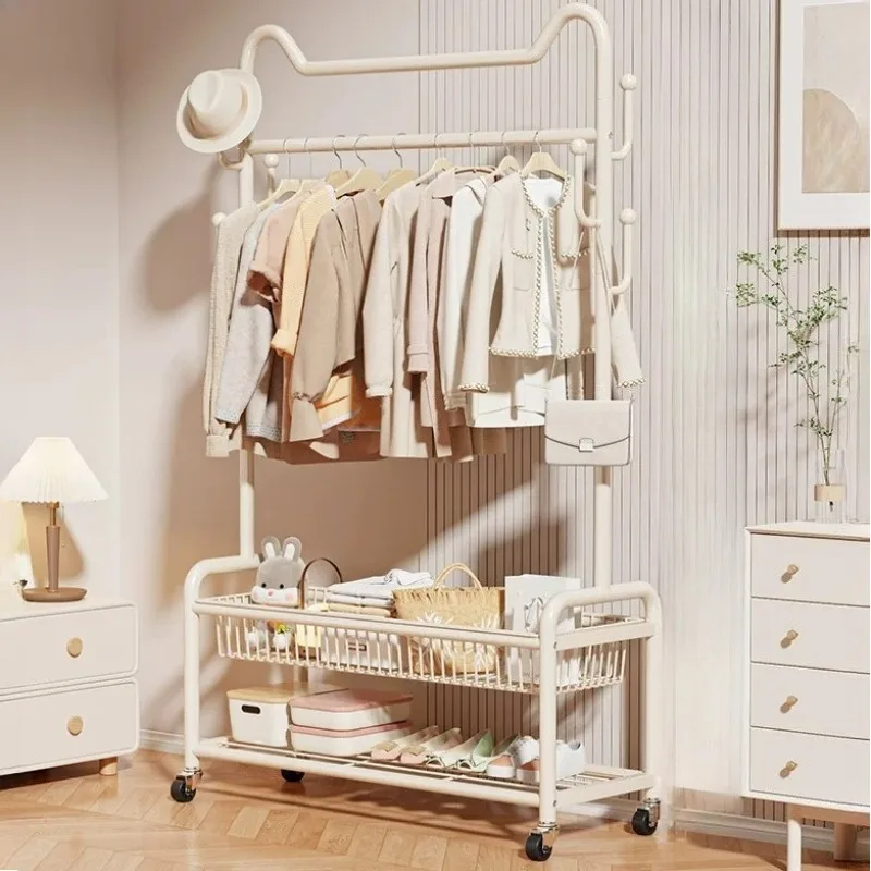 Gold Garment Clothes Stand Jacket Storage Bedroom Coat Rack Office Shelves Organizer Perchero Ropa De Pie Entrance Furniture