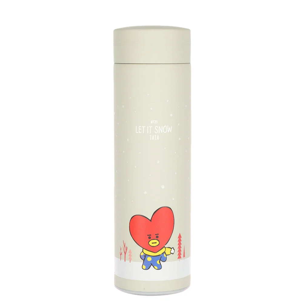 Bt21Ed Kawaii Anime Rj Chimmy 304 Cangkir Vakum Baja Tahan Karat Lucu Kartun Cooky Shooky Mang 500Ml Cangkir Air