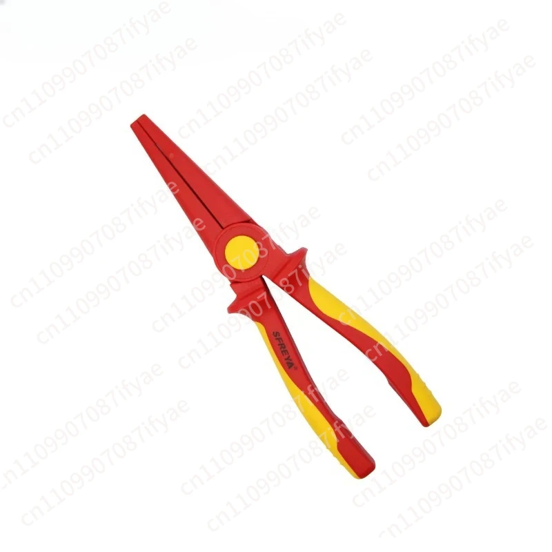 

Изолированные пластиковые плоскогубцы с заостренными концами, изготовленные методом литья под давлением, полностью пластиковые электроизолированные клещи F802709