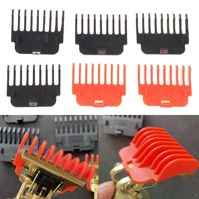 1Set For T9 Hair Clipper Guards Guide Combs Trimmer Cutting Guides Styling Tools Attachment Compatible 1.5mm 2mm 3mm 4mm 6mm 9mm - zdjęcie 1