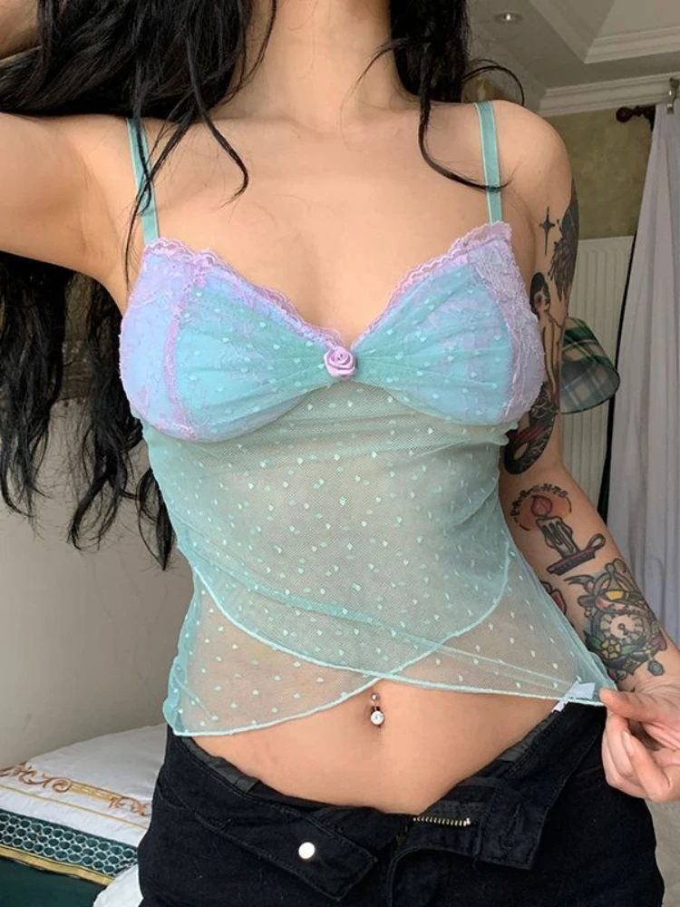 

Женский кружевной топ с V-образным вырезом, в стиле пэчворк