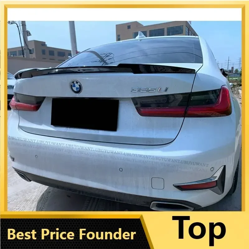 For BMW G20 NEW 3 Series 2019 2020 320i 320D Rear Spoiler ABS Plastic Tail Trunk Wing Decoration V Style