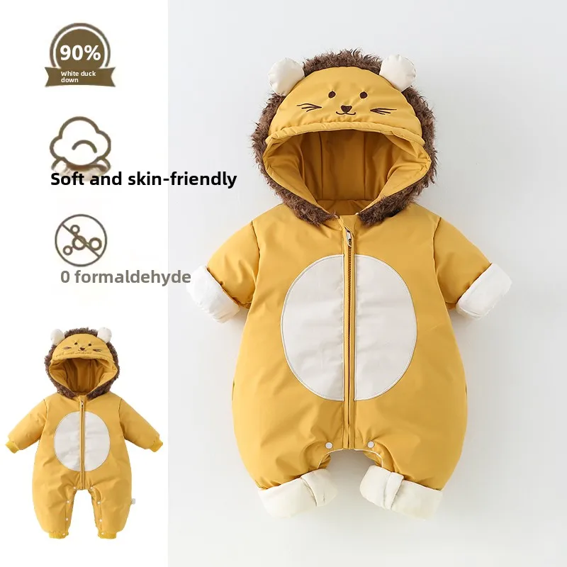 

Baby Winter Outfit Padded Jumpsuit Thi Warm Clothes for Infants And Toddlers Adorable Design Suitable for 7 Years Old And ...