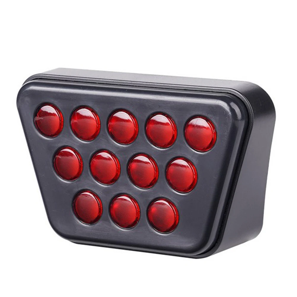 High Quality Practical To Use High Grade Brand New F1 Style 1x Stop Strobe Light ABS+LED Fog Lamp LED Red Tail Brake