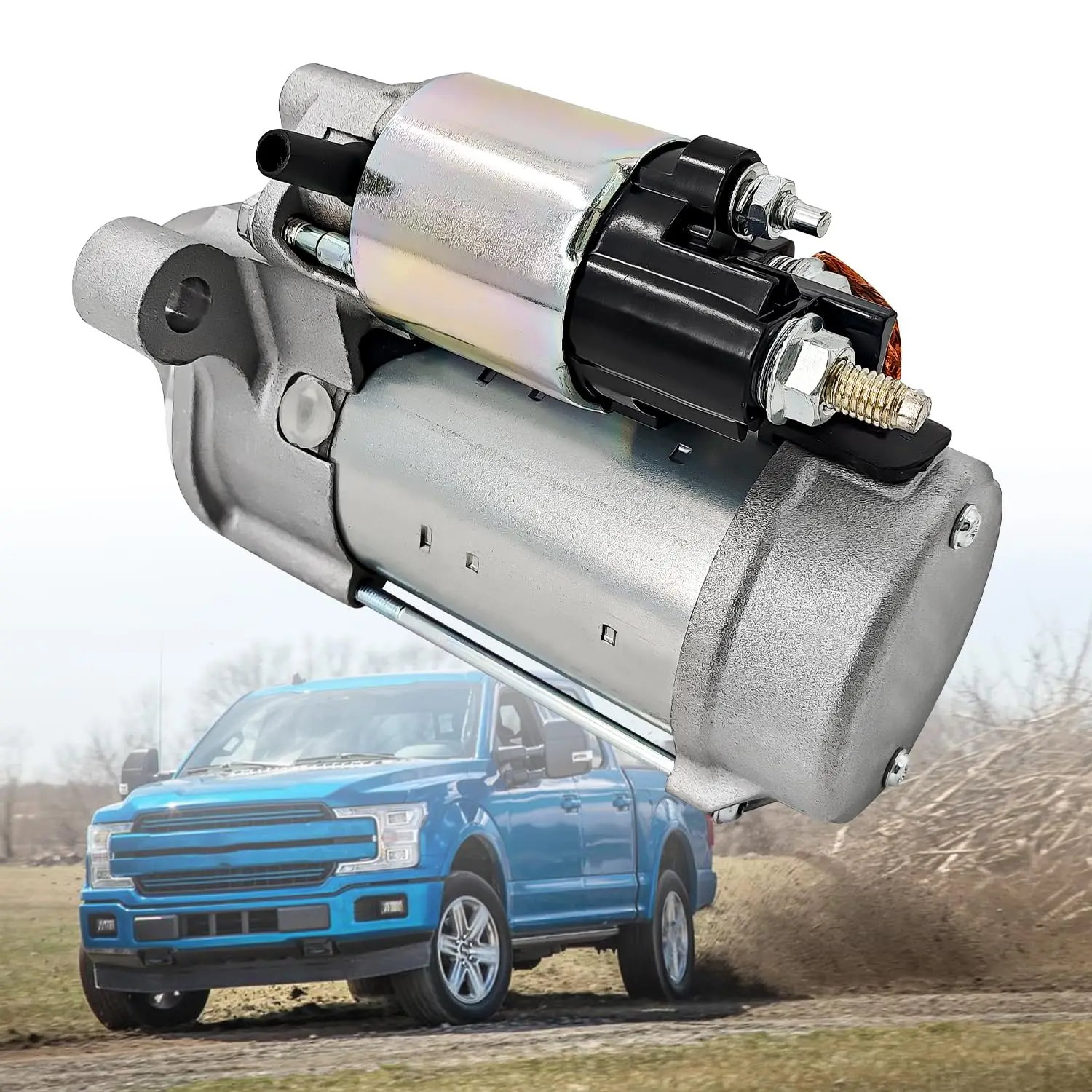 

Starter Fits Ford F-150 V8 5.0L 2018 2019 2020 Replace JL3T-11000-AB JL3Z 11002-A 34031 4380003950