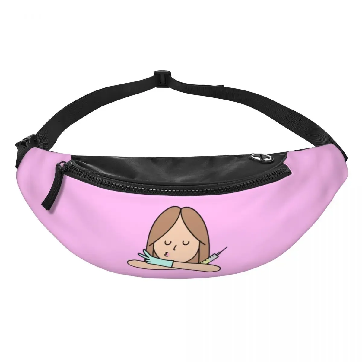 Fashion Enfermera En Apuros Doctor Nurse Medical Fanny Pack for Traveling Women