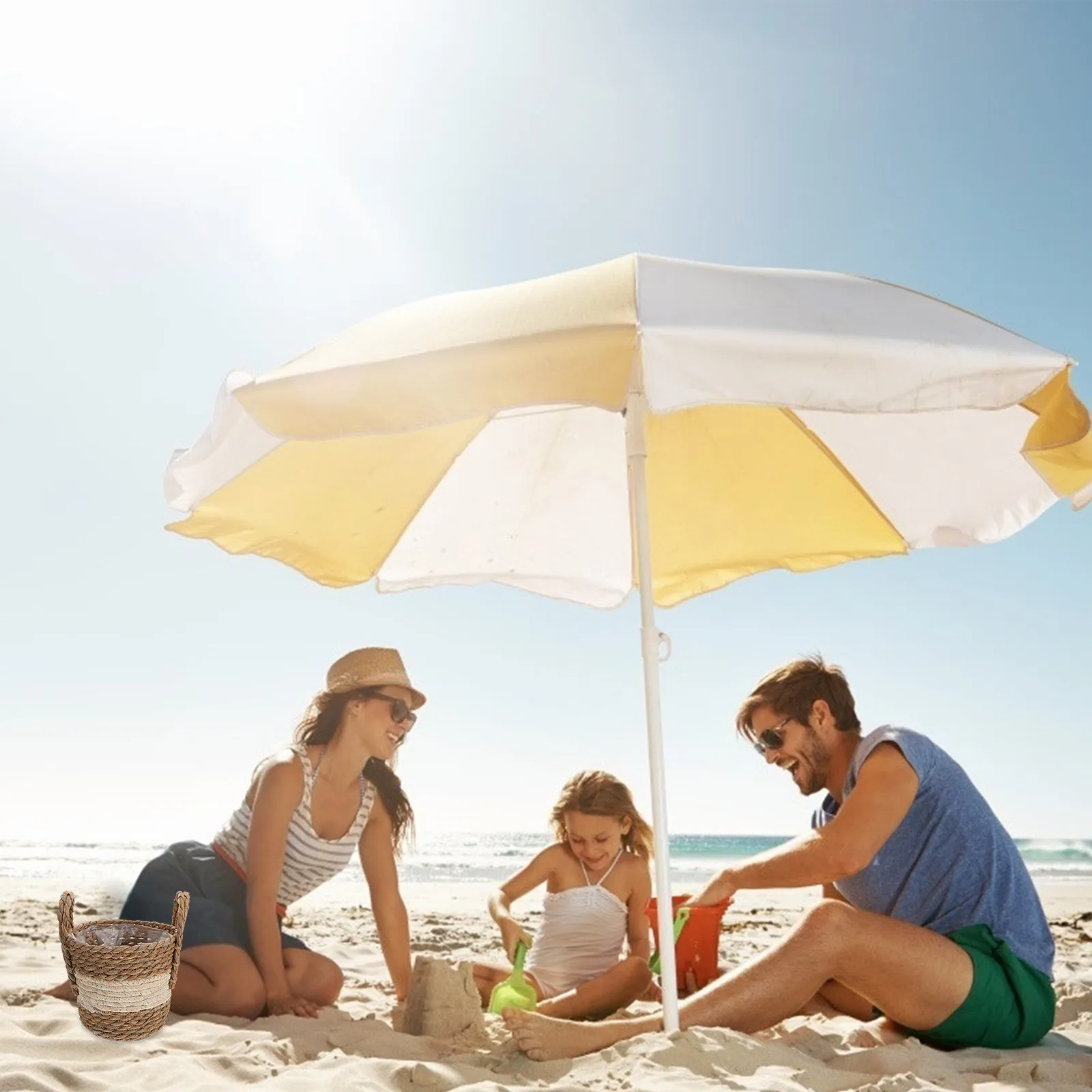 

1 шт. Плетеная корзина для цветов из ротанга, премиум-класса, ручной работы, для растений, для декора дома, офиса, балкона, сада, нейтральный дизайн