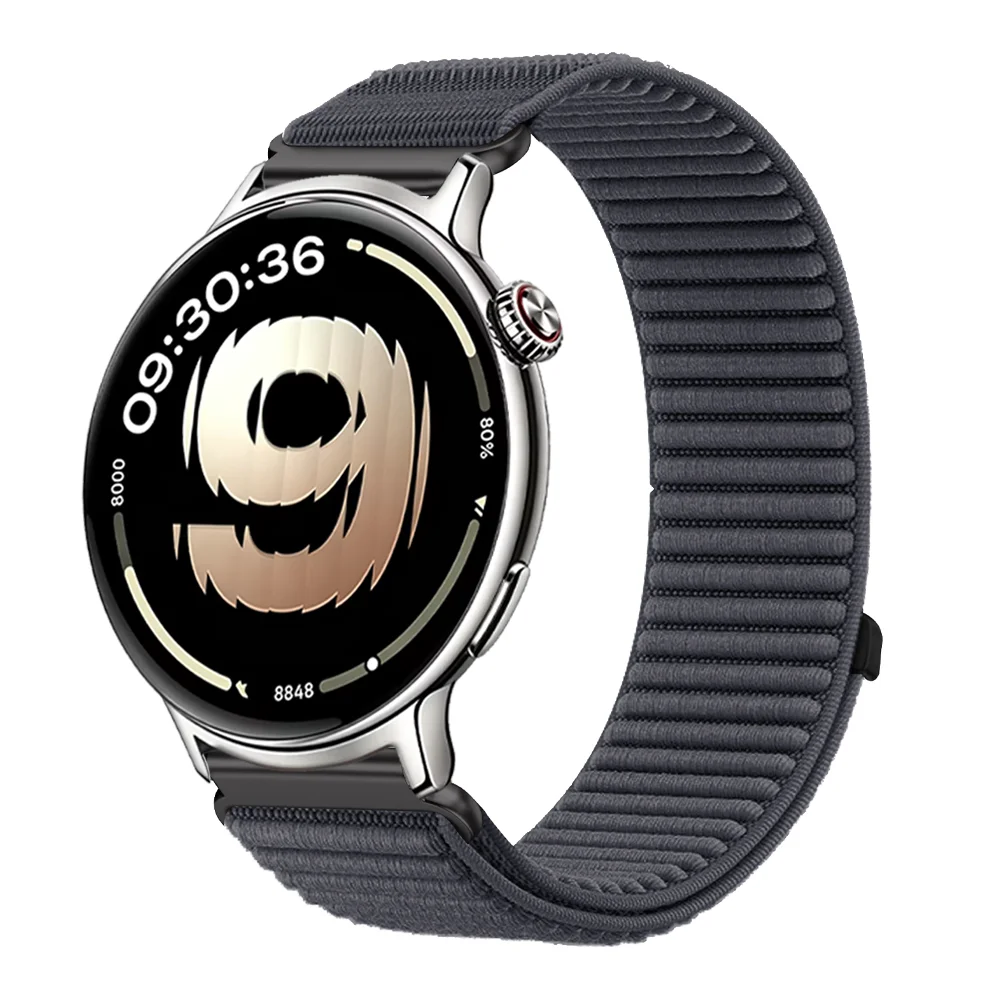 18/20/22mm Nylon Strap For OPPO Watch S-X3-X2-X3 Mini-X2 Mini Oneplus Watch 4-Lite-3 43mm Watchband For Garmin Forerunner 170 70