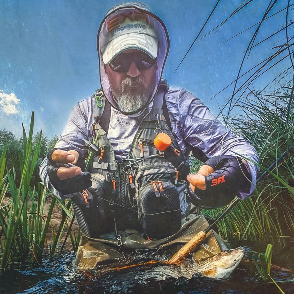 Chaleco pesca hombre ajustable con bolsillos y malla – Multifunción - imagen 4