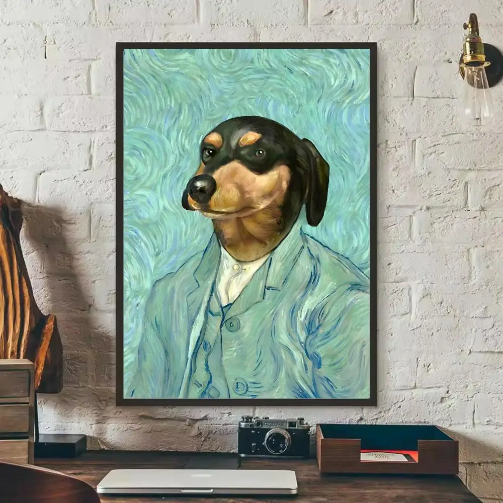 Van Gogh Second Creation Lustiges Poster für Zuhause, Wohnzimmer, Schlafzimmer, Bar, Flur, klebrige Wandkunst, Druck, ästhetische Dekoration – Detail 6