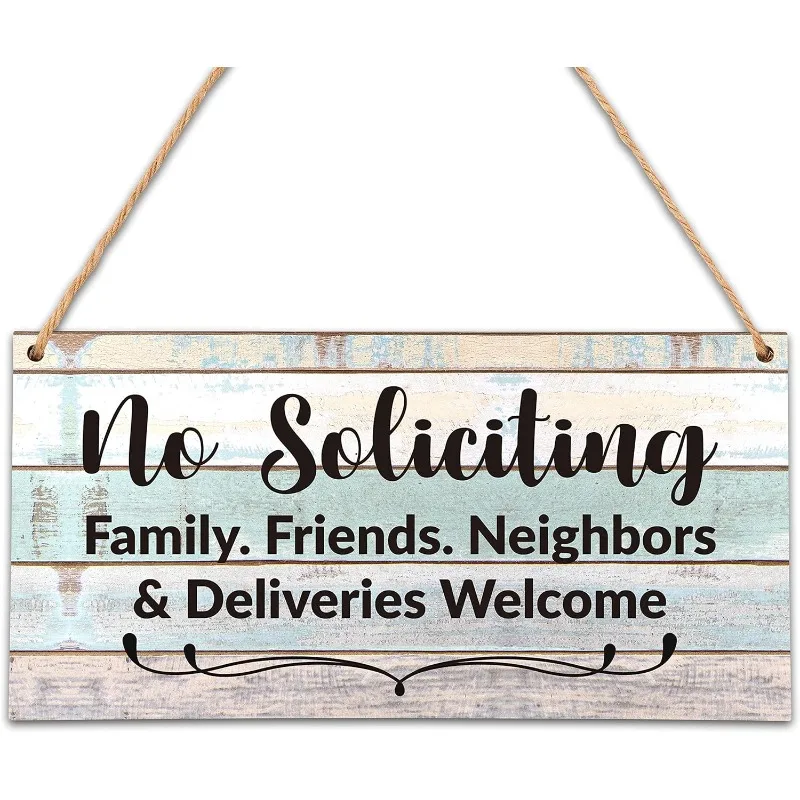 Sin solicitar letrero de bienvenida para puerta de entrada: placa de madera rústica con mensaje amable para familiares y entregas, regalo de inauguración de la casa