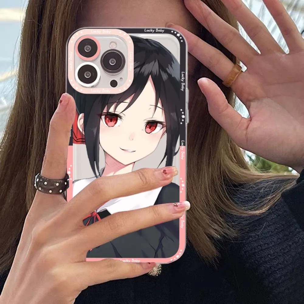 Kaguya Sama Love is War Phone Case For iPhone 15 14 13 12 11 Pro Max XS X XR Mini Protective Cover