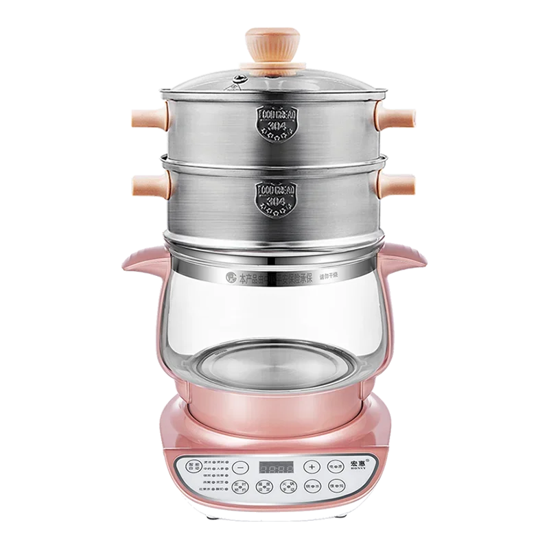 

Household multi-functional automatic glass flower teapot health pot