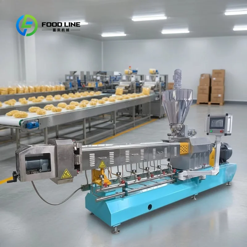 Industrial Automatic Pasta Processing Machinery, Custom Fully Automatic Macaroni Production Line for Factory Use