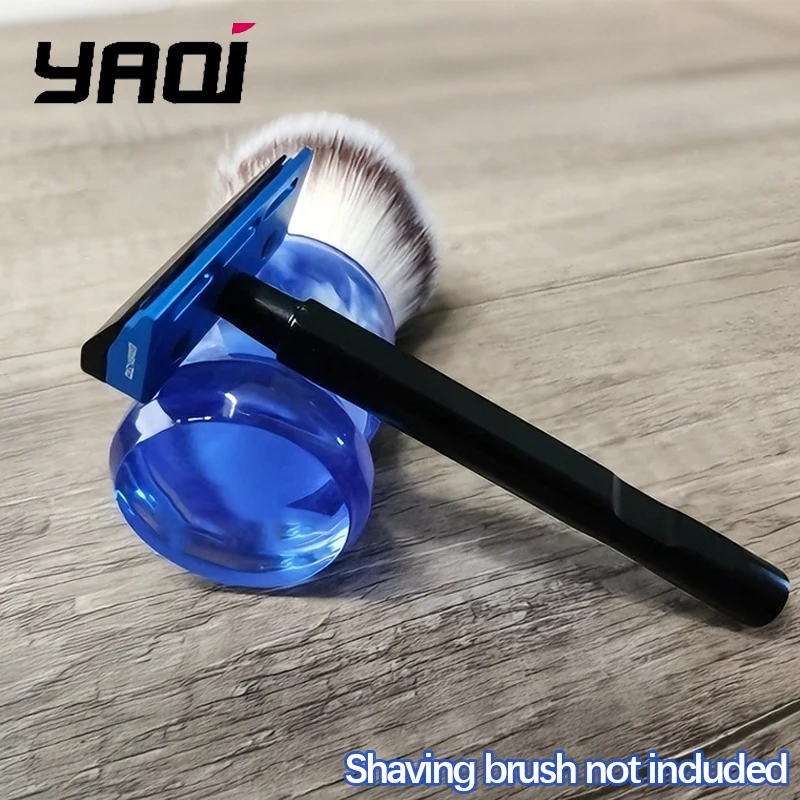 2026 Tachi Aluminum Version YAQI Light Weight Single Edge Safety Razor Black And Blue Colors for Smooth Shaving Experience
