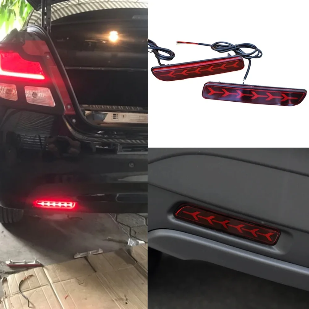 

For Suzuki Ertiga Ciaz Vitara S-Cross SX4 Splash Car 2Pcs Led Brake Lights Rear Bumper Lamp Reflector Tail Lamp