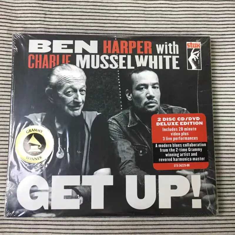 CD 29 de janeiro de 2013 Acorda! Edição Deluxe CD+DVD: Clássico Moderno de Ben Harper & Charlie Musselwhite, Mistura de Blues, Gospel e Soul