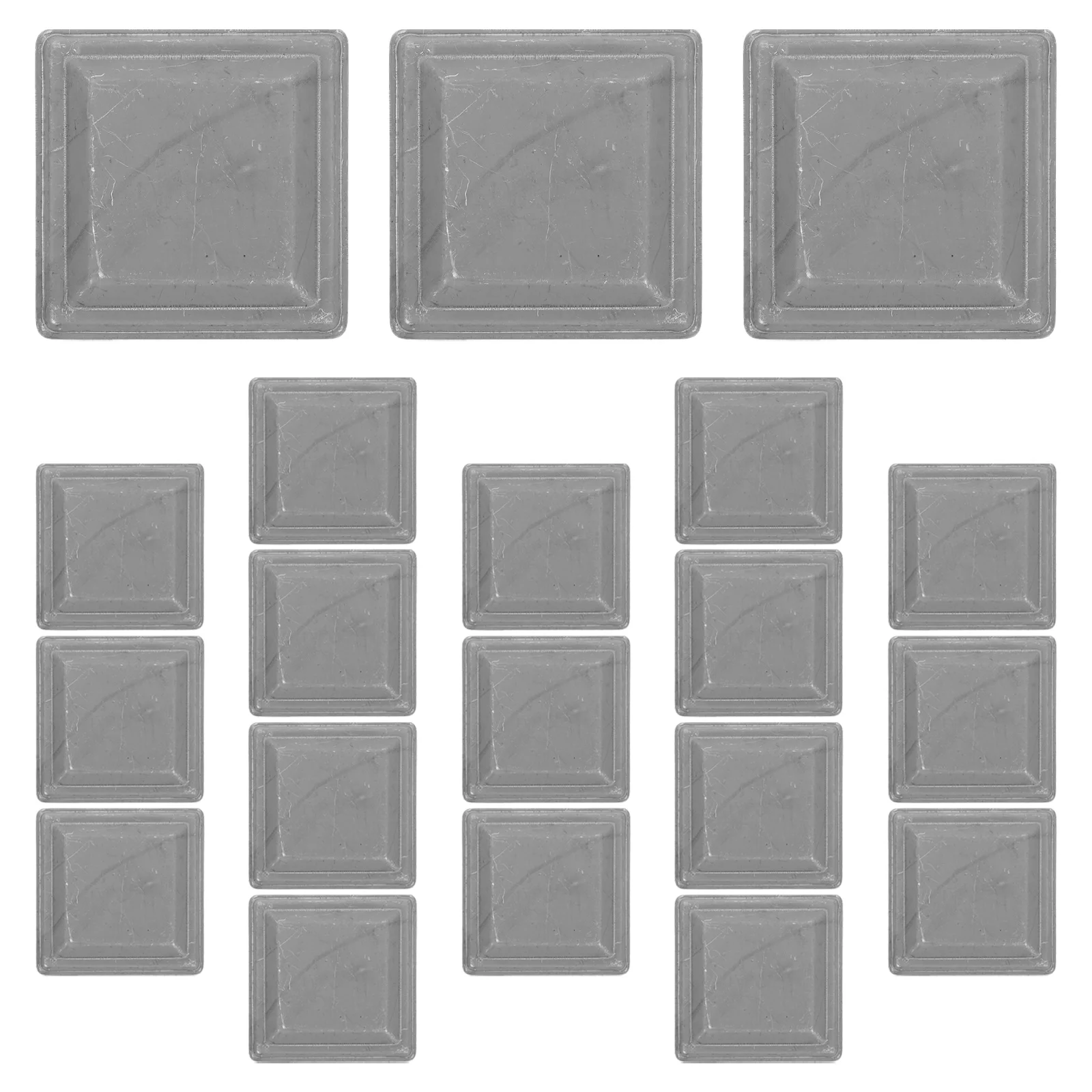 

10pcs Square Post Caps Durable Metal Fence Post Covers Decorative Replacement Guardrail Caps Easy Installation For
