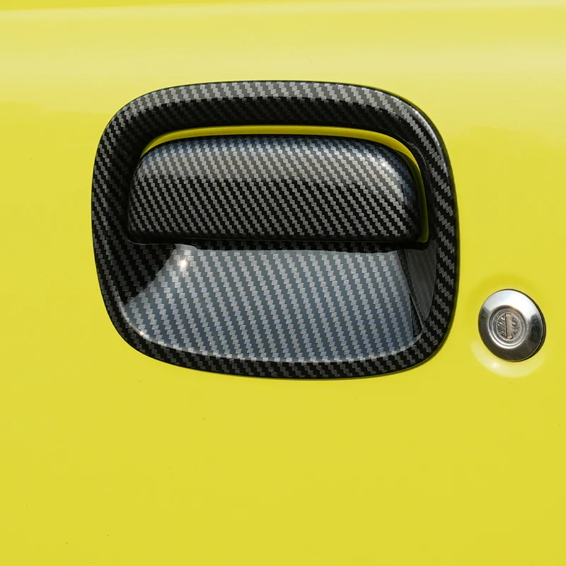

Car Door Handle Cover Trim Door Bowl Protective Stickers Styling Accessories for Jimny Jb64 Jb74 2019 2020 2021 2022 2023 2024