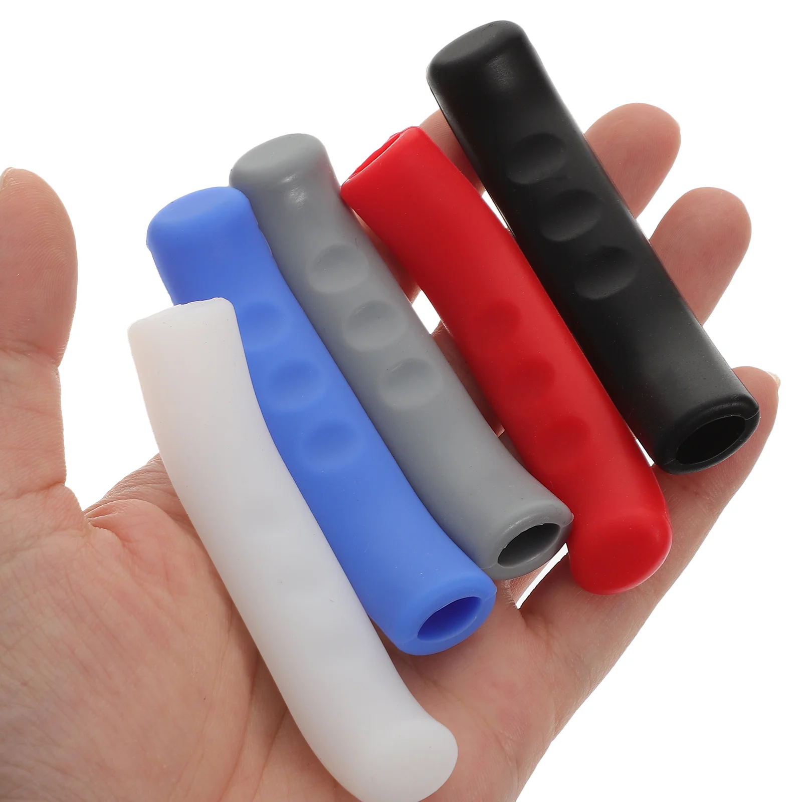 

5 Pairs Brake Lever Protector Electric Bike Brakes Grips Handlebar Sleeve Supplies Sleeves Cover Plastic Resin Mountain Child