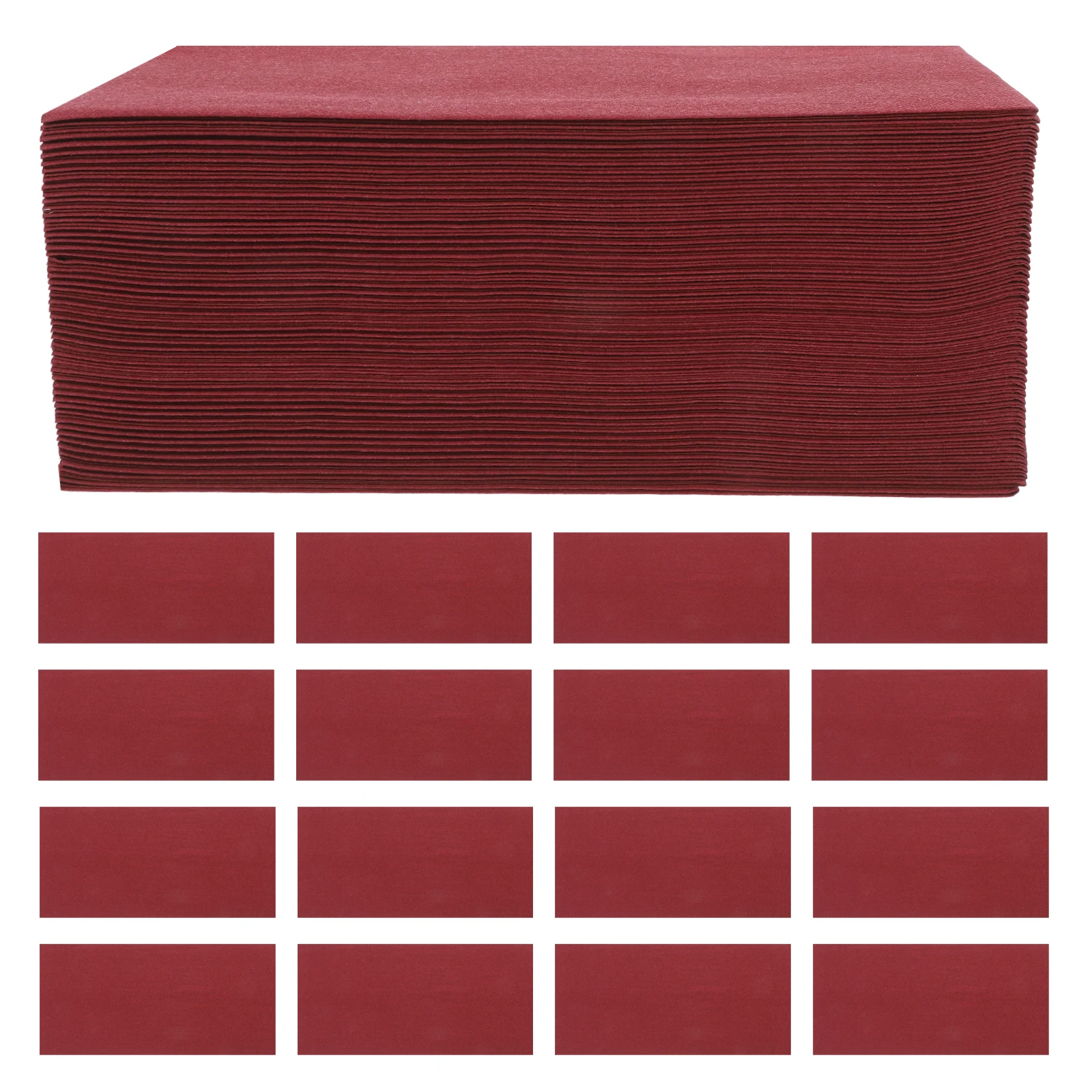 Disposable Napkin 50 Sheets Paper Virgin Wood Pulp Soft Tear Resistant Banquet Dinner H Towel Guest Tissue Wedding Silverware