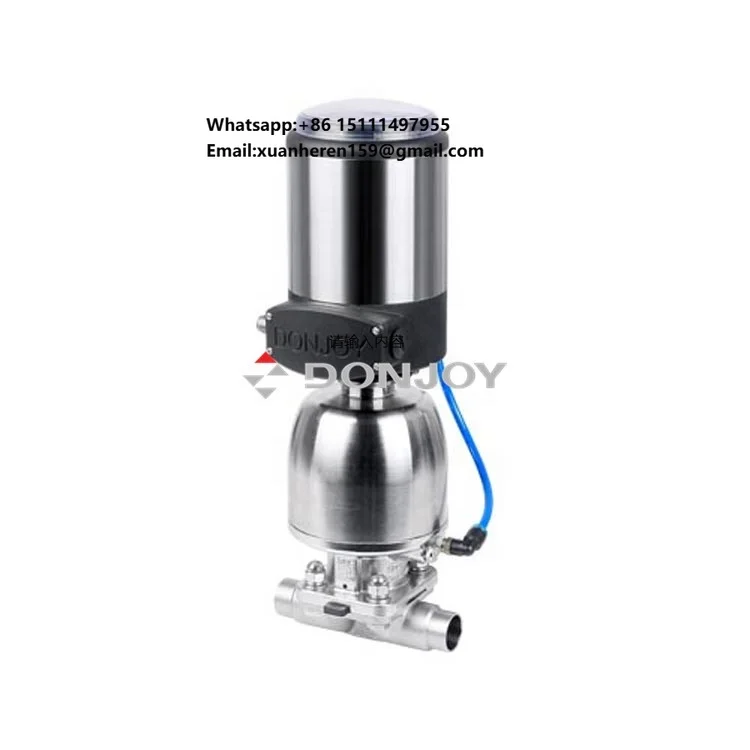 Plastic Solenoid Pneumatic Diaphragm Operated Valve With Positioner