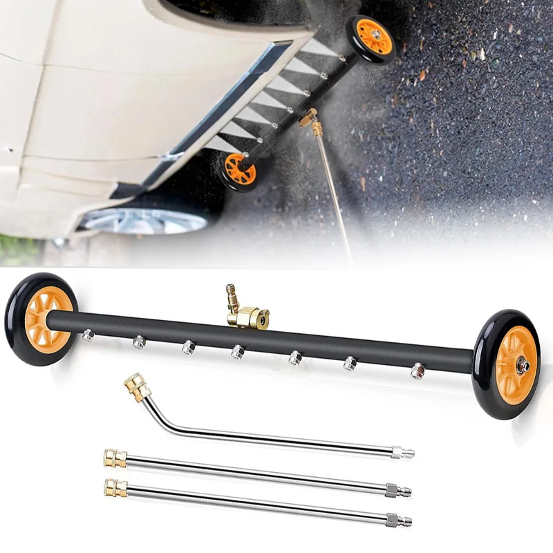 Industrial Grade 4000psi Pressure Washer Gun with 7 Hole Nozzle for Municipal Sanitation and Automotive Underbody Cleaning