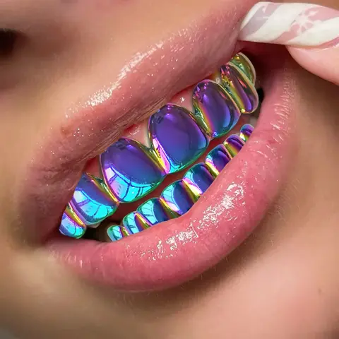 The Personalized Hip-Hop Colorful Dental Jewelry Is Suitable For Wearing At Christmas Nightclubs And Birthday Parties