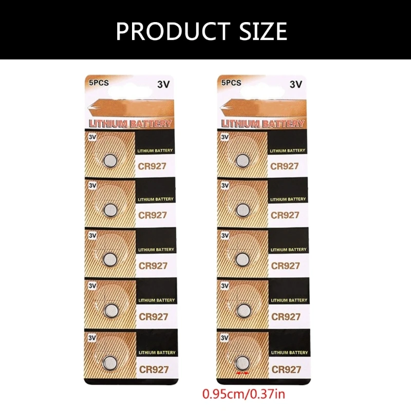 5/10 Cái 3V CR927 Pin Lithium Nút Dành Cho Đồng Hồ Đồ Chơi Máy Tính Điều Khiển Từ Xa