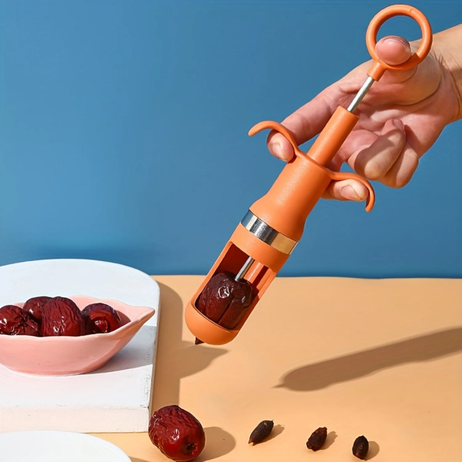 Fácil de usar plástico Fruit Corer, perfeito para maçãs, peras e mais, remoção rápida de sementes, Gadget