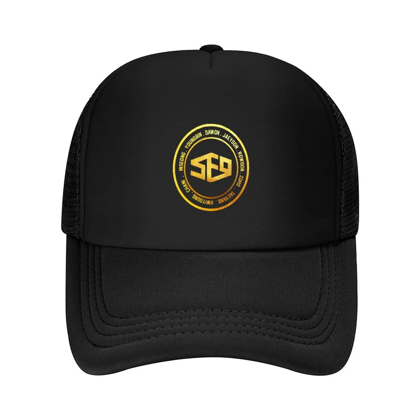 

SF9 Logo Baseball Cap Funny hats Sunhat sun hat designer cap Girl Men's