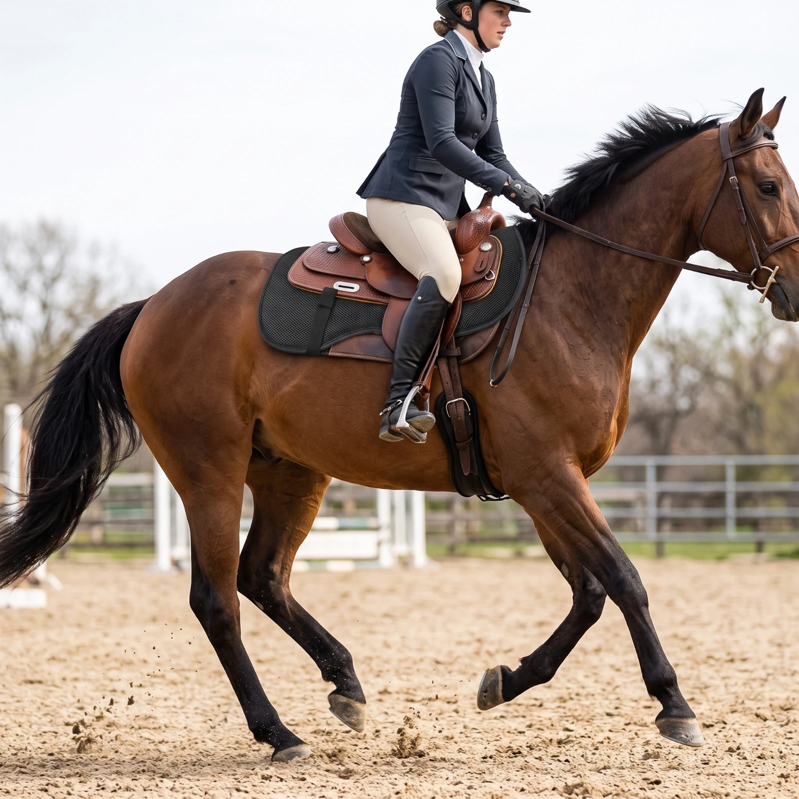 horse-saddle-pad-breathable-contoured-saddle-pad-tack-shock-absorbing-moisture-wicking-for-riders-equestrian-training
