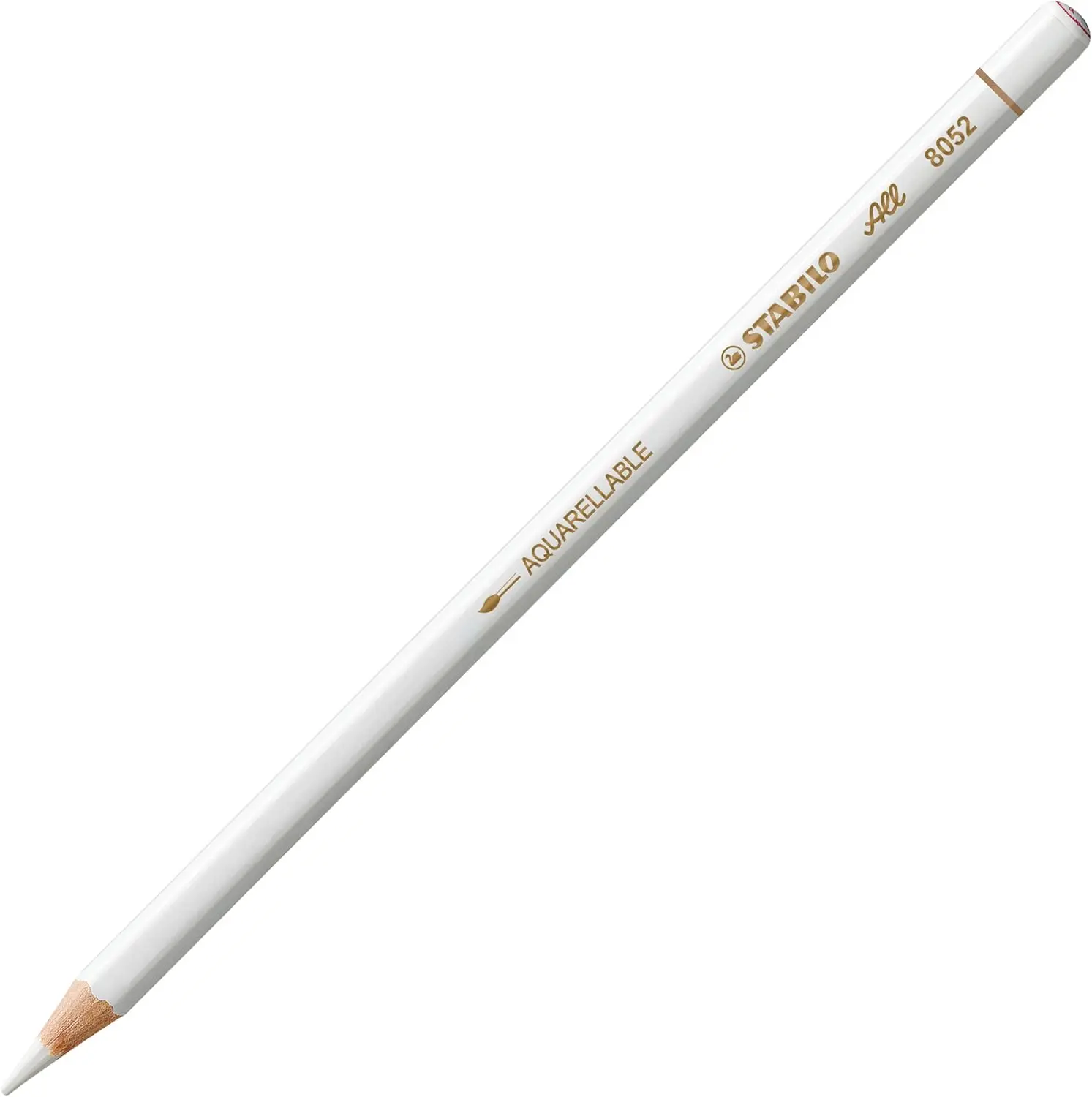 

White Colored Pencil for Film & Glass, Easy to Sharpen, Water-Soluble with Vibrant Pigments