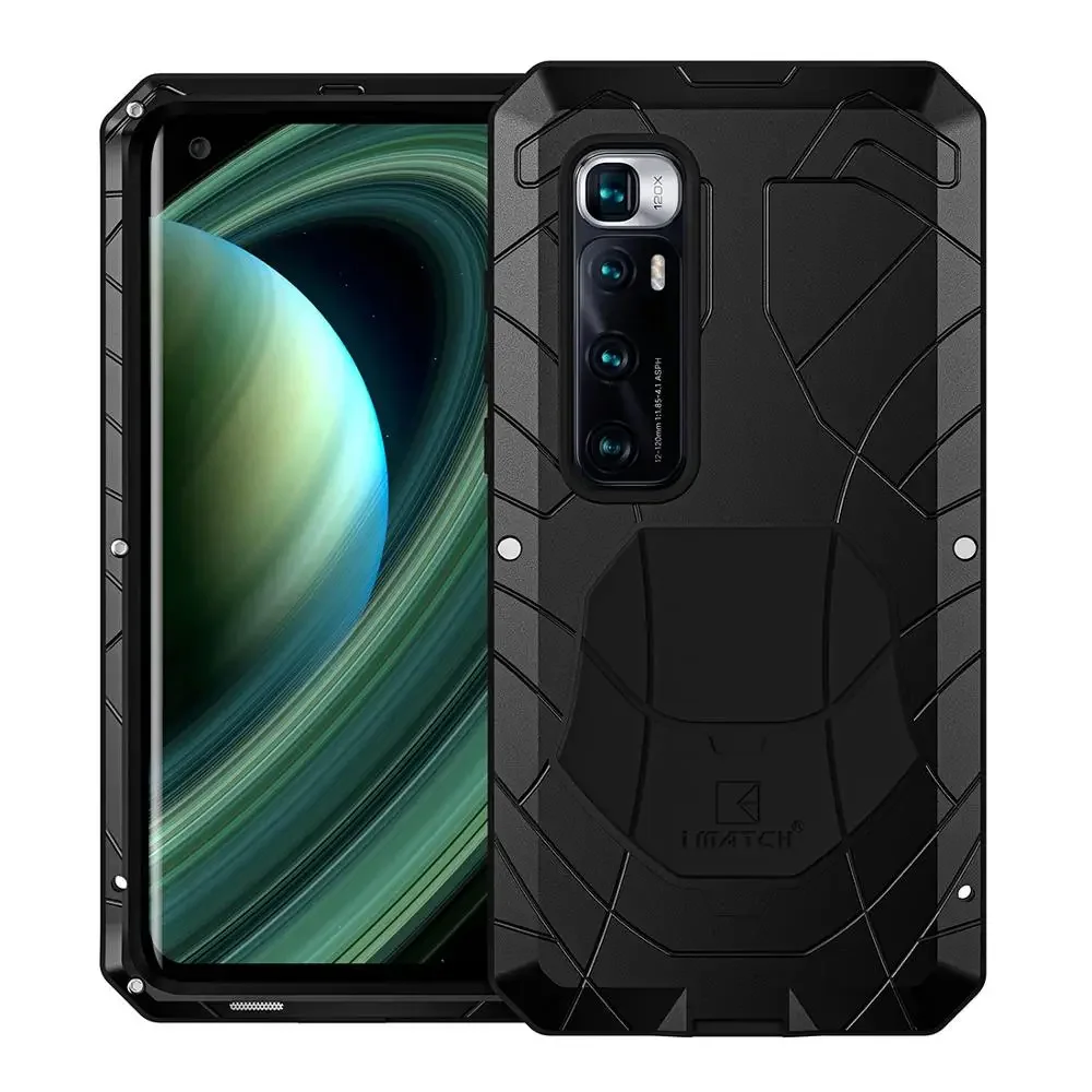 

Чехол для телефона Imatch для Xiaomi Mi 11 10 Pro Ultra Lite, защита для тяжелых условий эксплуатации, металлические алюминиевые противоударные чехлы для всего тела