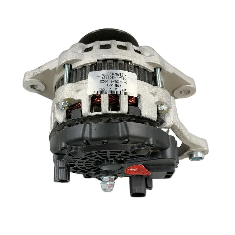 Excavator Alternator Parts DX55-9 DX60-9 DX75-9 DX88-9 Excavator Alternator 129908-77210