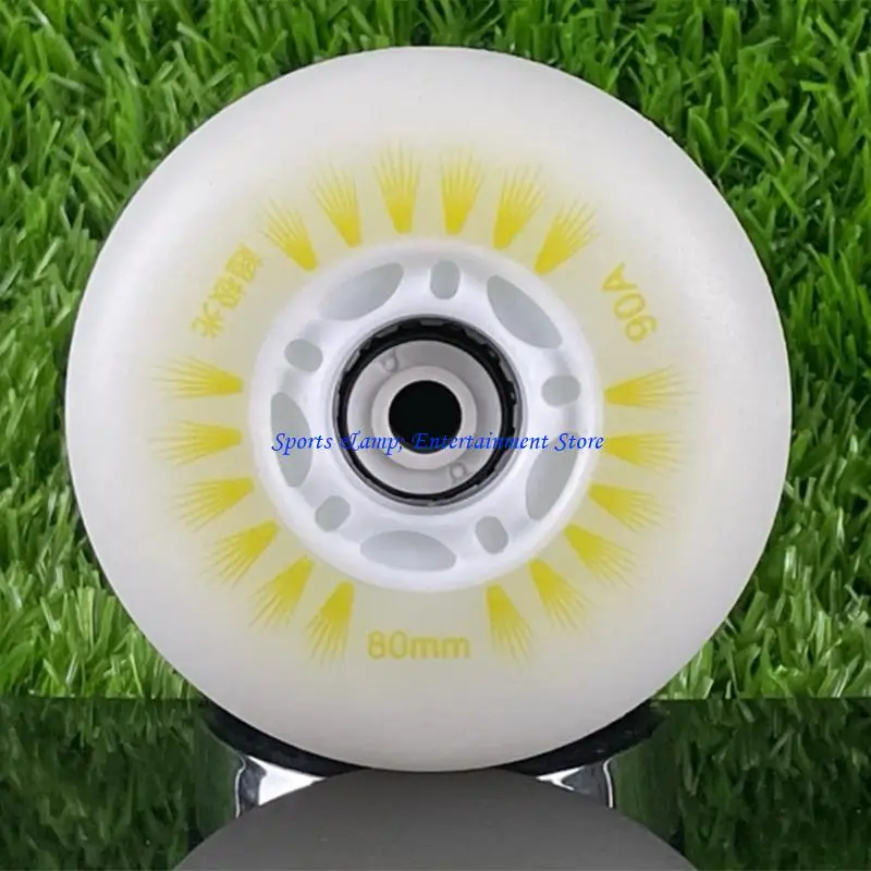 G7NF 4Pcs LED Lighting Skating Sliding Roller Inline Roller Skate