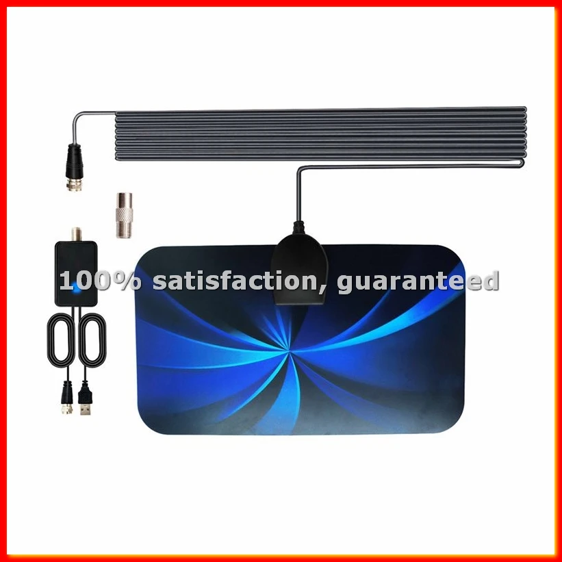 High-Definition Digital TV Antenna Indoor Digital TV Antenna Mini HDTV Antenna DVB-T2 ATSC Antenna Signal Receiver-A68X