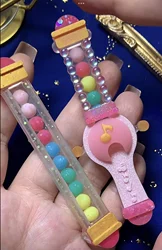 Super cute, the little witch transparent silicone molds Magic wand resin molds,doremi.