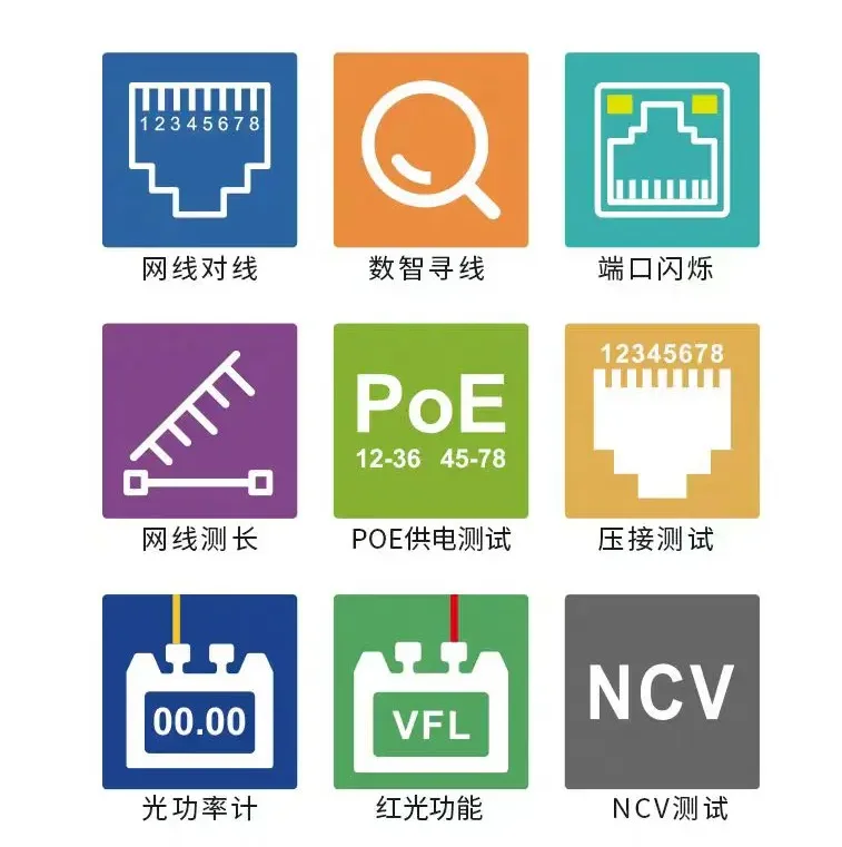 

2026 4. Измеритель оптической мощности Mouse NF-8508 с интегрированным красным светом, поддержка тестирования длины линии