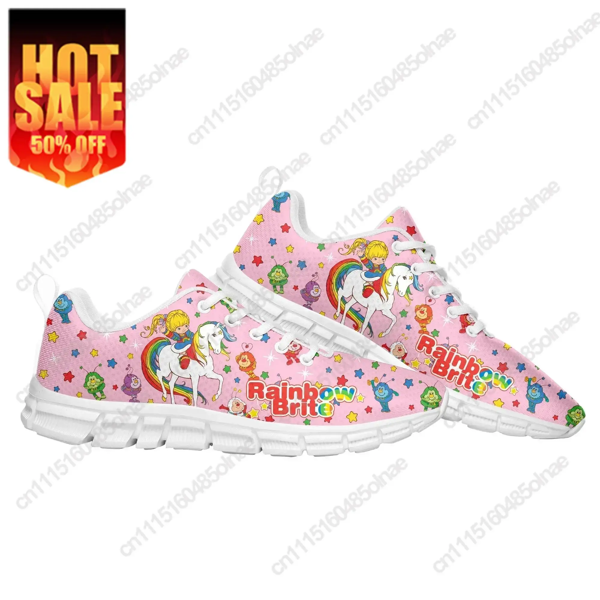 Brite Sports Shoes Mens Womens Teenager Comfortable Sneakers Rainbow High Quality Cute Manga Comics Sneaker Custom Shoe