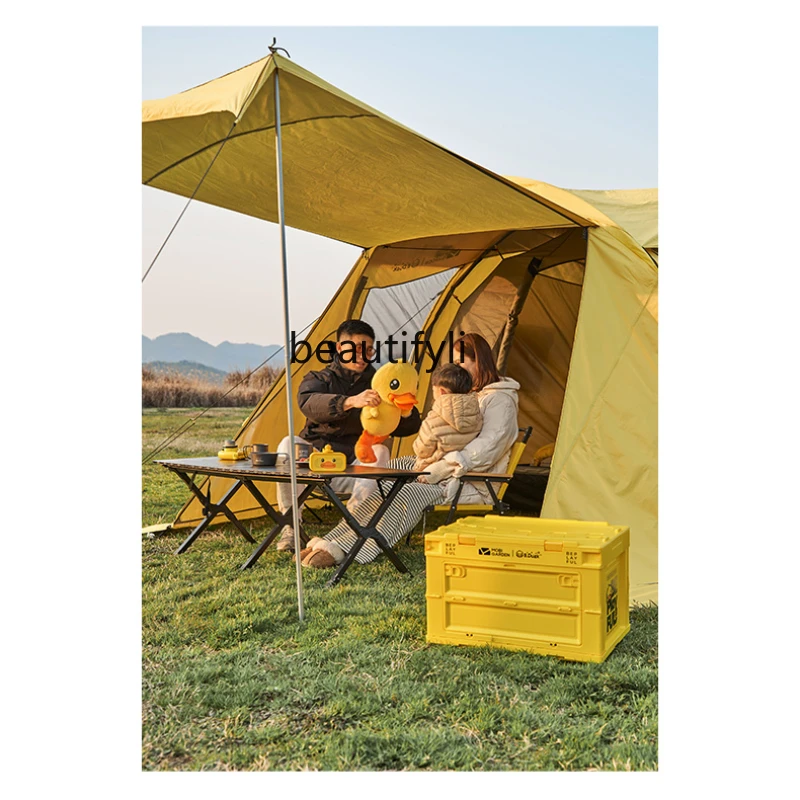 Modern Minimalist Outdoor Camping 3-4 People Windproof and Rainproof Four-Season Tent Back Room