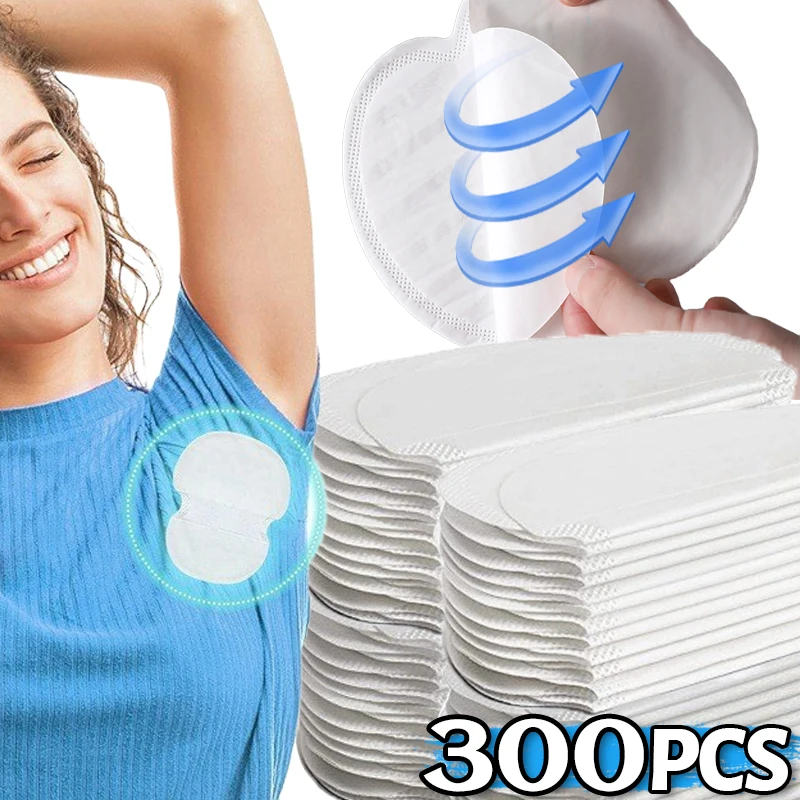 10/300Pcs Underarm Sweat-absorbing Pads for Women Men Invisible Clothing Perspiration Deodorant Care Antiperspirant Shield Pads