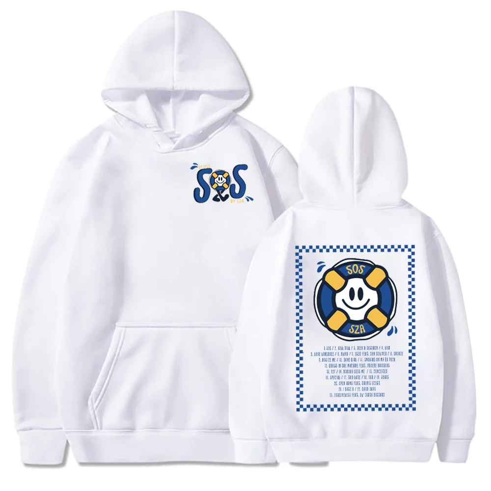 

Sza Sos Hoodie Gift for Sza Fans Funny Cartoon Print Hoodie Harajuku Pullover Tops Streetwear Unisex