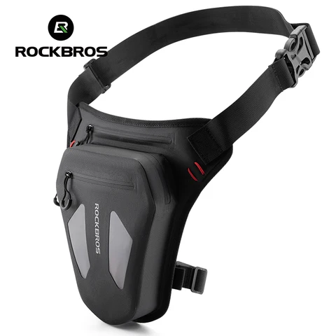 ROCKBROS Мотоциклетная сумка Светоотражающая сумка через плечо на талии Регулируемая мотоциклетная уличная экипировка
