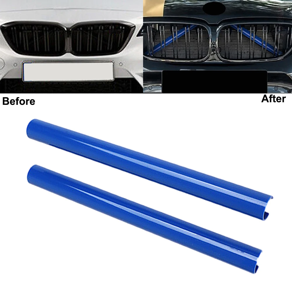 Car Front Grille Trim Strips For BMW 5 6 7 Series F10 F11 F12 F13 F18 F01 F02 F03 F04 F06 F07 X1 F48 X2 F39 Styling Accessories