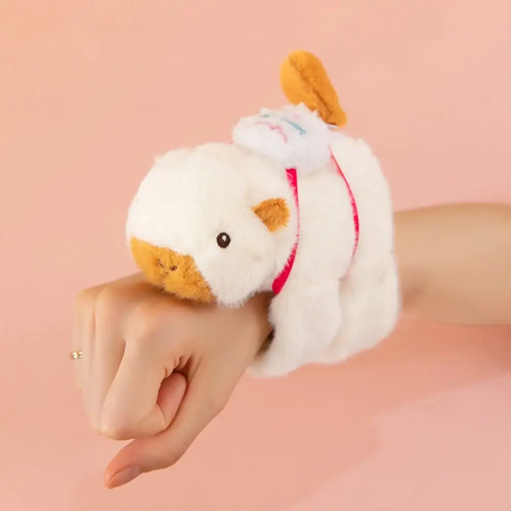 

Capybara Rodent Slap Bracelet Series Simulation Rotatable Plush Doll Slap Bracelet Wrist Style Wagging Tail